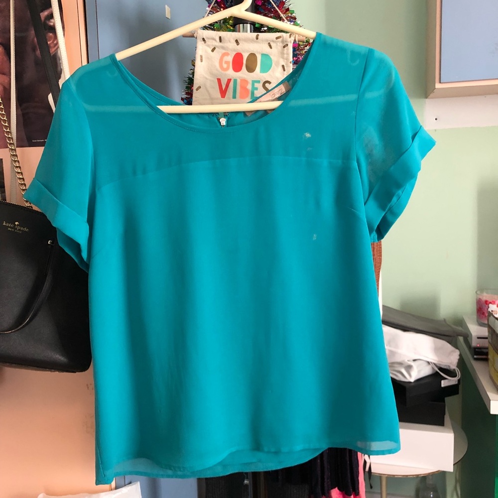 Forever21 Teal Blouse